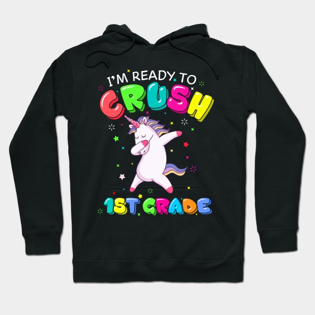 I'm ready to crush 1st grade dabbing Unicorn Hoodie by opippi